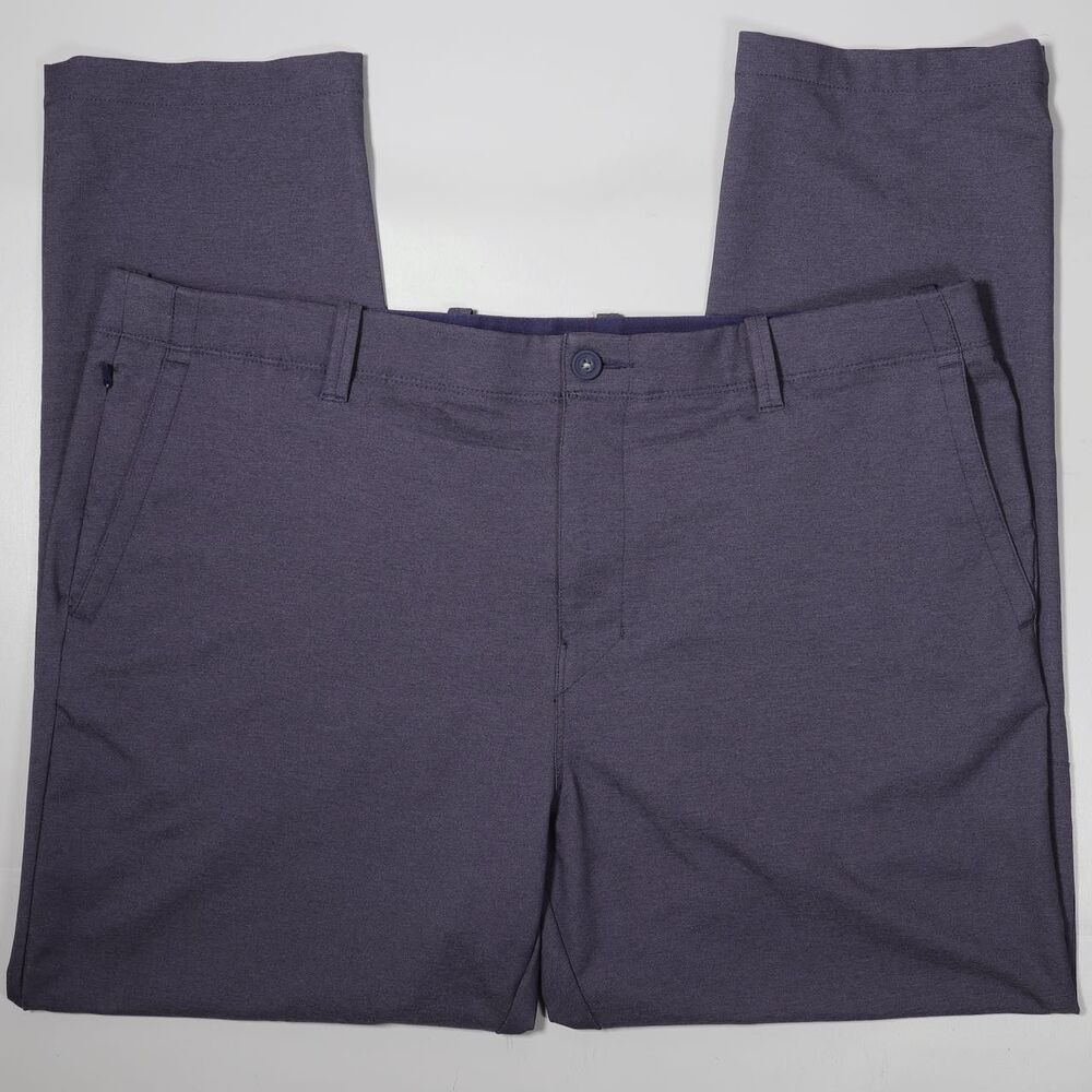 Tommy Bahama On Par Flat Front Golf Pants Blue Lightweight Mens 40 x 30